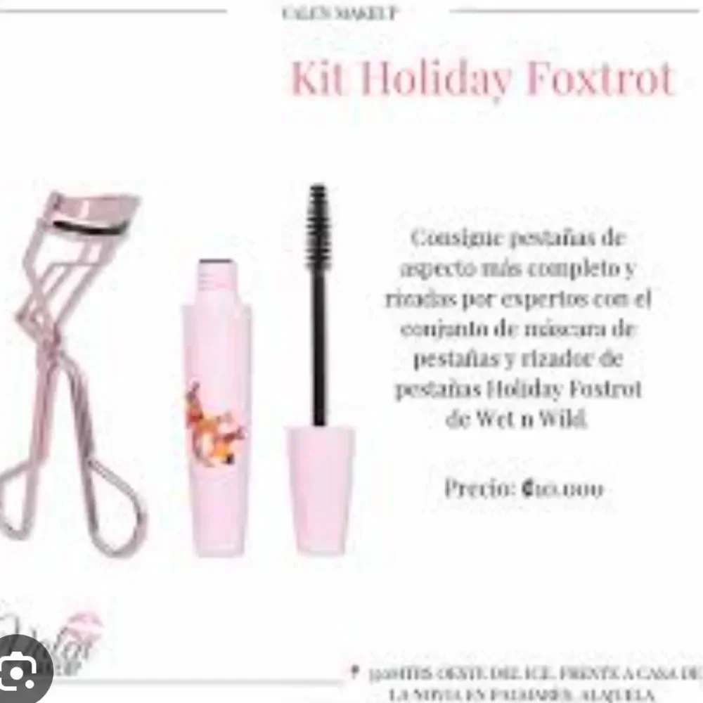 Wet-N-Wild Holiday Foxtrot Mascara & Eyelash Curler Set
